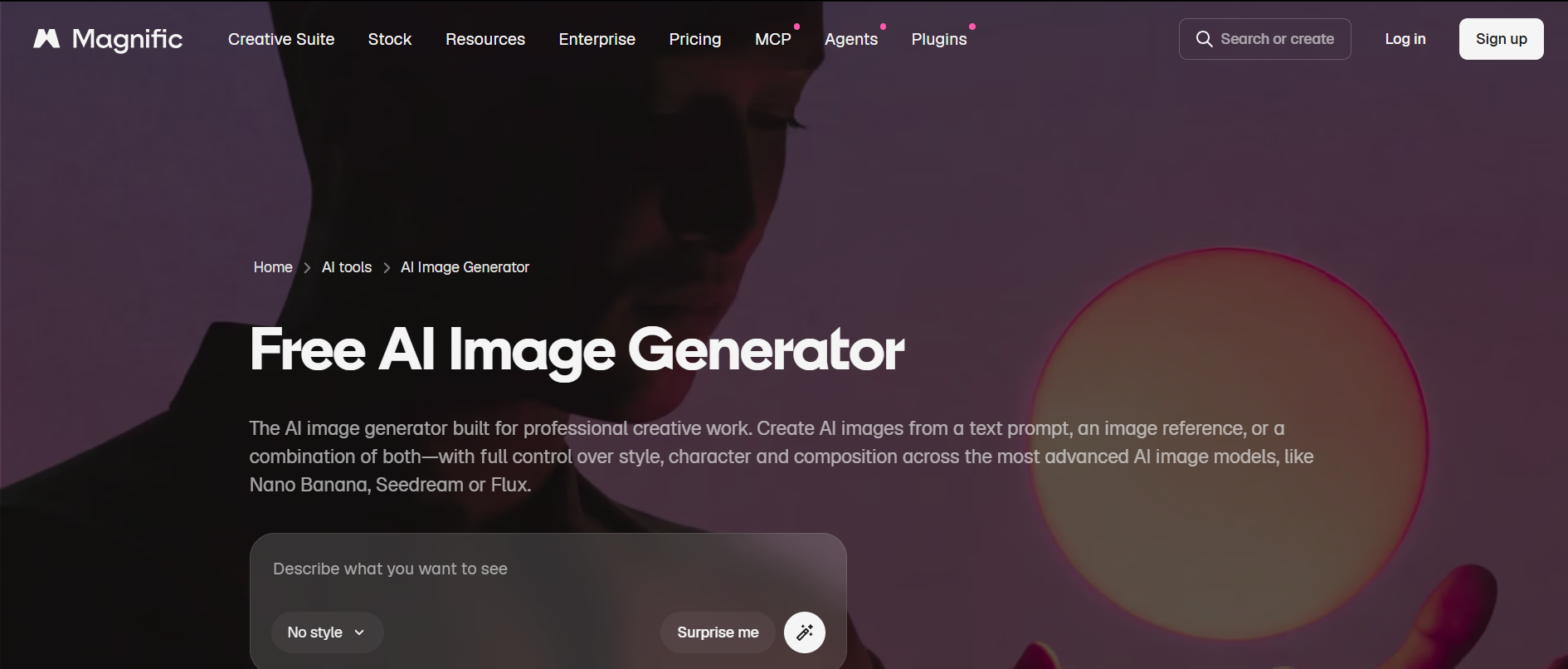 Freepik AI Image Generator, now Magnific